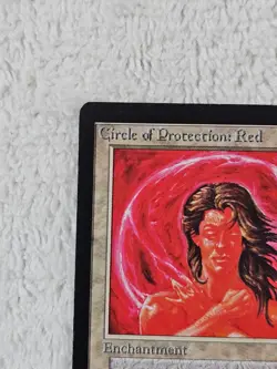 MTG Beta Circle of Protection: Red NM 1993 Vintage Old School Magic - Image 2