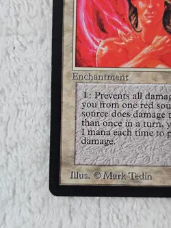 MTG Beta Circle of Protection: Red NM 1993 Vintage Old School Magic - Image 5