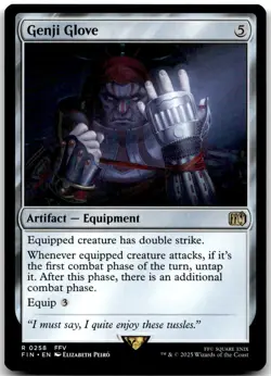 MTG Genji Glove Final Fantasy FIN #258 rare NM **BOOM**!! - Image 1