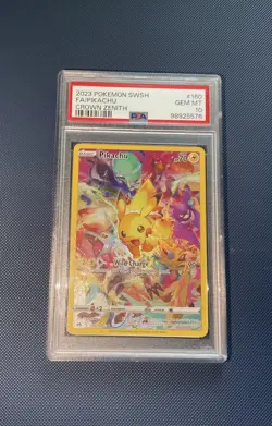 Pokemon Pikachu TCG Crown Zenith Holo Full Art Secret Rare Card PSA 10 160/159 - Image 3