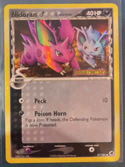 Pokemon Card - Nidoran M Dragon Frontiers 57/101 Reverse Holo Stamped - Image 1