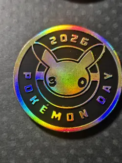 Pikachu 051 /162 Stamped 2026 Pokemon Day 30 Promo TCG With 2 Coins - Image 5