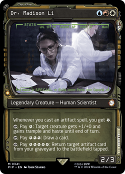Dr. Madison Li (Showcase 341) FOIL Fallout HEAVILY PLD Mythic Rare CARD ABUGames - Image 1