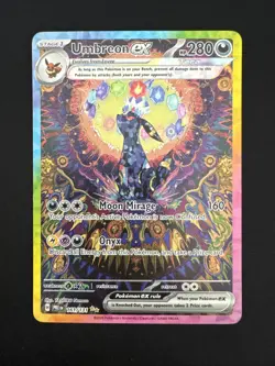 Umbreon ex #161 SIR Pokemon Prismatic Evolutions 2025 - Image 1