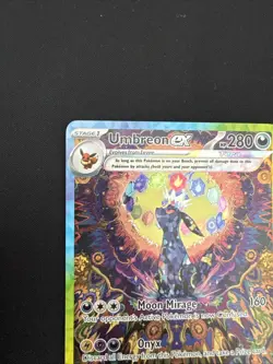 Umbreon ex #161 SIR Pokemon Prismatic Evolutions 2025 - Image 3