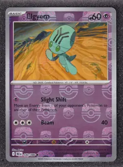 Pokemon TCG Elgyem 040/086 Masterball S&V: Black Bolt Near Mint Condition - Image 1