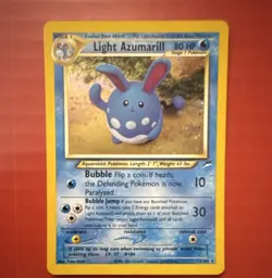 Pokemon Light Azumarill 13/105 Neo Destiny Holo Rare Unlimited Stage 1 80 HP - Image 1