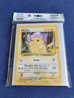 Pokemon 25th Anniversary Partner Collector’s Binder Jumbo Pikachu - Image 2