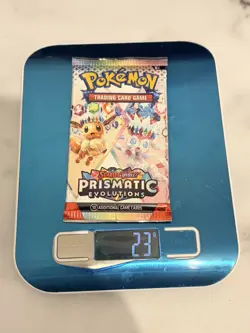 Prismatic Evolutions Heavy Pack 23g Brand New - Potential God PackU Pokemon TCG - Image 1