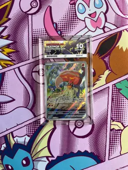 Pokemon TCG - Heatmor 104/086 - White Flare - Illustration Rare - Graded ACE 10 - Image 1