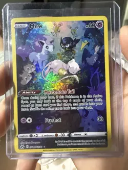 Pokemon TCG Mew GG10/GG70 Crown Zenith Galarian Gallery Ultra Rare - Image 1