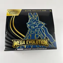 Pokemon TCG Mega Evolution ETB Lucario Elite Trainer Box Sealed NEW - Image 1