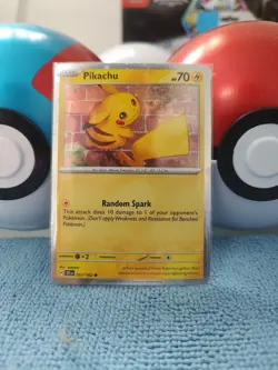 Pikachu 51/162 Cosmos Holo NM Pokemon Temporal Forces Collectors Chest - Image 1