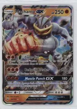 Machamp GX Pokemon Sun & Moon Burning Shadows #64 - Image 1