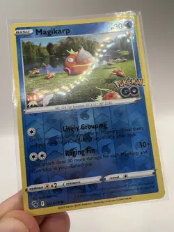 Magikarp 021/078 Reverse Holo Card : Pokemon GO Trading Card Game TCG - Image 4