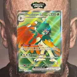 Pokemon Decidueye ex 100/088 Ultra Rare Holo Perfect Order NM - Image 1