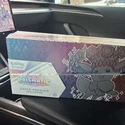 Pokemon TCG Scarlet & Violet Prismatic Evolutions Super-Premium Collection Box - Image 1