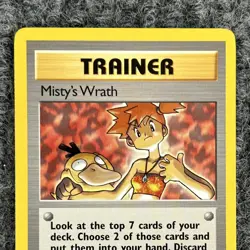 Vintage Pokemon Gym Heroes Mistys Wrath 114/132 1st Ed Uncommon NM - Image 3