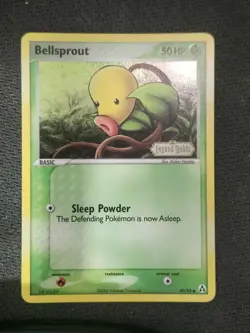 BELLSPROUT - 49/92 - EX LEGEND MAKER - REVERSE HOLO STAMPED - POKEMON CARD - Image 1