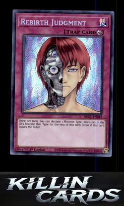 1st Edition Rebirth Judgment BROL-EN012 Secret Rare Brothers of Legend YuGiOh Ca - Image 1