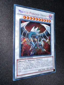 Yu-Gi-Oh! Malefic Paradox Dragon YMP1-EN007 Secret Rare Holo YuGiOh Card - VLP - Image 2