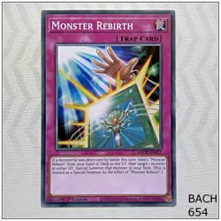 Monster Rebirth - BACH-EN077 - Common 1st Edition Yugioh - Image 1