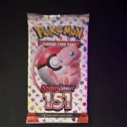 Pokemon Scarlet & Violet 151 Booster Pack English Sealed Mew 2023 - Image 1