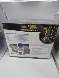 Pokemon TCG Crown Zenith Elite Trainer Box SEALED ETB NEW - Image 3