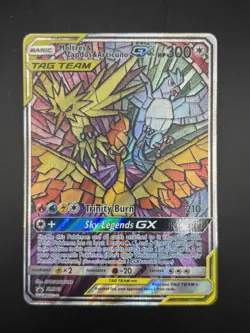 Pokemon Moltres & Zapdos & Articuno GX SM210 TAG TEAM Promo - Image 1