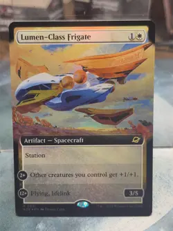 FOIL R 0321 Lumen-Class Frigate Rare EXTENDED ART Edge of Eternities MTG Card - Image 1