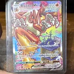 Pokemon Blaziken VMAX Secret Rare Full Art Holo 201/198 Chilling Reign - Image 1