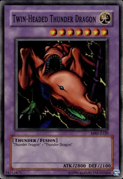 Twin-Headed Thunder Dragon - Super Rare MRD-E120 - MP - YuGiOh - Image 1