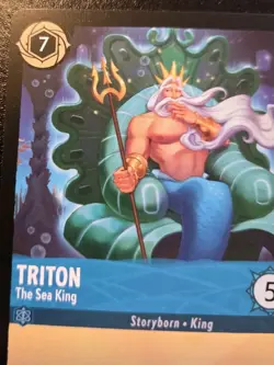 Triton - The Sea King 160/204 Uncommon The First Chapter Disney Lorcana TCG - Image 2