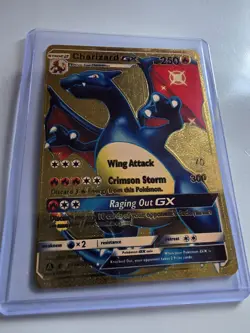 Pokemon Charizard GX 250HP Gold Foil Fan Art Card SV49 / SV94 - Image 1