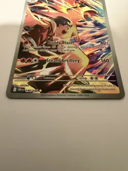 Pokemon TCG Destined Rivals Ethan's Typhlosion Illustration Rare Card 190/182 - Image 2