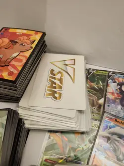 Pokemon Card Lot V VMAX VSTAR EX + Vintage Topps & Bulk Bundle 100+ Cards - Image 2