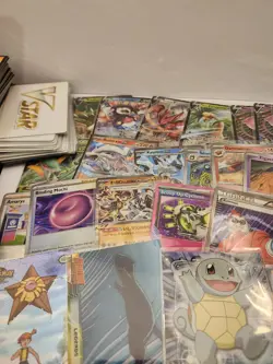 Pokemon Card Lot V VMAX VSTAR EX + Vintage Topps & Bulk Bundle 100+ Cards - Image 3