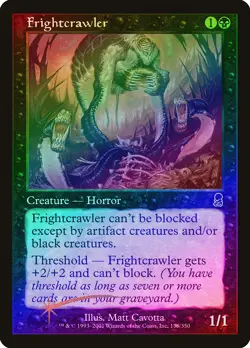 Frightcrawler FOIL Odyssey PLD Black Common MAGIC THE GATHERING CARD ABUGames - Image 1