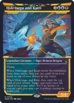 Hidetsugu and Kairi (Showcase) March of the Machine NM Rare CARD ABUGames - Image 1