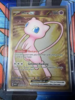 Mew Ex Pokemon Scarlet & Violet 151 Metal Gold Card 205/165 NM - Image 2