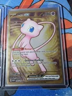 Mew Ex Pokemon Scarlet & Violet 151 Metal Gold Card 205/165 NM - Image 3