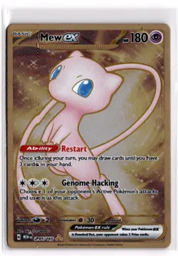 Mew ex - (151 Metal Card) 205/165 SV: Scarlet & Violet 151 NM - Image 1