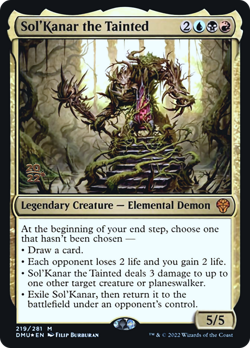 Sol'Kanar the Tainted (Prerelease) FOIL Dominaria United NM CARD ABUGames - Image 1