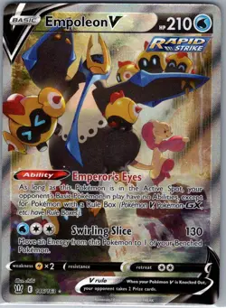 Empoleon V (Alternate Full Art) 146/163 Battle Styles - Pokemon Card - NM - Image 1