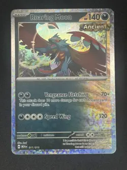 Pokemon Roaring Moon Card M24 011/015 Promo Holo Near Mint - Image 1