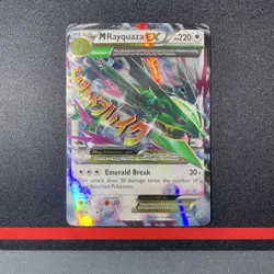 Pokemon Card - M Rayquaza EX 76/108 Ultra Rare - XY Roaring Skies - Image 1