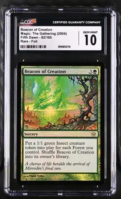 BEACON OF CREATION Fifth Dawn Foil Rare CGC 10 MTG [Nostalgium] - Image 1