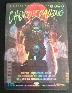 MTG Secret Lair TMNT - Chord of Calling - Foil Borderless - Image 1