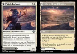 1 x Witch Enchanter // Witch-Blessed Meadow - Modern Horizons 3 - NM-Mint - MTG - Image 1