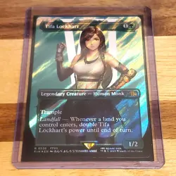1x Tifa Lockhart, Borderless Surge Foil 0536, Final Fantasy, Magic MTG NM 001 - Image 4